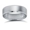 WFC18W6-03(F-Q) | 18ct White Gold Standard Weight Flat Court Profile Bevelled Edge Wedding Ring
