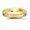 WFC18Y3-03(R+) | 18ct Yellow Gold Standard Weight Flat Court Profile Bevelled Edge Wedding Ring