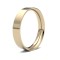 WFC18Y4(R+) | 18ct Yellow Gold Standard Weight Flat Court Profile Mirror Finish Wedding Ring