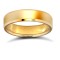 WFC18Y5-03(R+) | 18ct Yellow Gold Standard Weight Flat Court Profile Bevelled Edge Wedding Ring