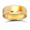 WFC18Y6-03(F-Q) | 18ct Yellow Gold Standard Weight Flat Court Profile Bevelled Edge Wedding Ring