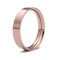 WFC9R4(F-Q) | 9ct Rose Gold Standard Weight Flat Court Profile Mirror Finish Wedding Ring