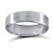 WFC9W5-04(R+) | 9ct White Gold Standard Weight Flat Court Profile Satin and Bevelled Edge Wedding Ring