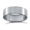 WFC9W6-01(R+) | 9ct White Gold Standard Weight Flat Court Profile Satin Wedding Ring