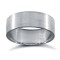 WFC9W7-01 | 9ct White Gold Standard Weight Flat Court Profile Satin Wedding Ring