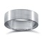 WFCPD6-01(F-Q) | Palladium Standard Weight Flat Court Profile Satin Wedding Ring