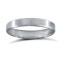 WFL18W3-04 | 18ct White Gold Standard Weight Flat Profile Satin and Bevelled Edge Wedding Ring