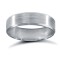 WFL18W5-04 | 18ct White Gold Standard Weight Flat Profile Satin and Bevelled Edge Wedding Ring