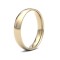 WLCT18Y4(I-Q) | 18ct Yellow Gold 4mm Lightweight Court Profile Mirror Finish Wedding Ring