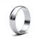 WLDS18W5(I-Q) | 18ct White Gold 5mm Lightweight D-Jhape Profile Mirror Finish Wedding Ring