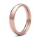 WPCT18R4(R+) | 18ct Rose Gold Premium Weight Court Profile Mirror Finish Wedding Ring