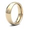 WPCT18Y6(F-Q) | 18ct Yellow Gold Premium Weight Court Profile Mirror Finish Wedding Ring