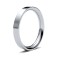 WPFCPL3(R+) | Platinum Premium Weight Flat Court Profile Mirror Finish Wedding Ring