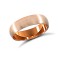 WSC18R5-01(F-Q) | 18ct Rose Gold Standard Weight Court Profile Satin Wedding Ring