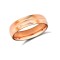 WSC18R5-05(R+) | 18ct Rose Gold Standard Weight Court Profile Centre Groove Wedding Ring