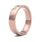 WSC18R5(F-Q) | 18ct Rose Gold Standard Weight Court Profile Mirror Finish Wedding Ring