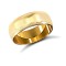 WSC18Y7-02 | 18ct Yellow Gold Standard Weight Court Profile Mill Grain Wedding Ring