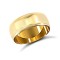 WSC18Y8-02 | 18ct Yellow Gold Standard Weight Court Profile Mill Grain Wedding Ring