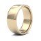 WSC18Y8 | 18ct Yellow Gold Standard Weight Court Profile Mirror Finish Wedding Ring