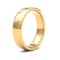 WSC22Y5(R+) | 22ct Yellow Gold Standard Weight 5mm Soft Court Profile Mirror Finish Wedding Ring