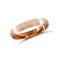 WSC9R3-01(R+) | 9ct Rose Gold Standard Weight Court Profile Satin Wedding Ring
