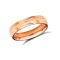 WSC9R4-05(F-Q) | 9ct Rose Gold Standard Weight Court Profile Centre Groove Wedding Ring