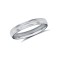 WSC9W3-05(F-Q) | 9ct White Gold Standard Weight Court Profile Centre Groove Wedding Ring