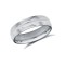 WSC9W5-05(R+) | 9ct White Gold Standard Weight Court Profile Centre Groove Wedding Ring