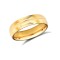 WSC9Y5-05(F-Q) | 9ct Yellow Gold Standard Weight Court Profile Centre Groove Wedding Ring