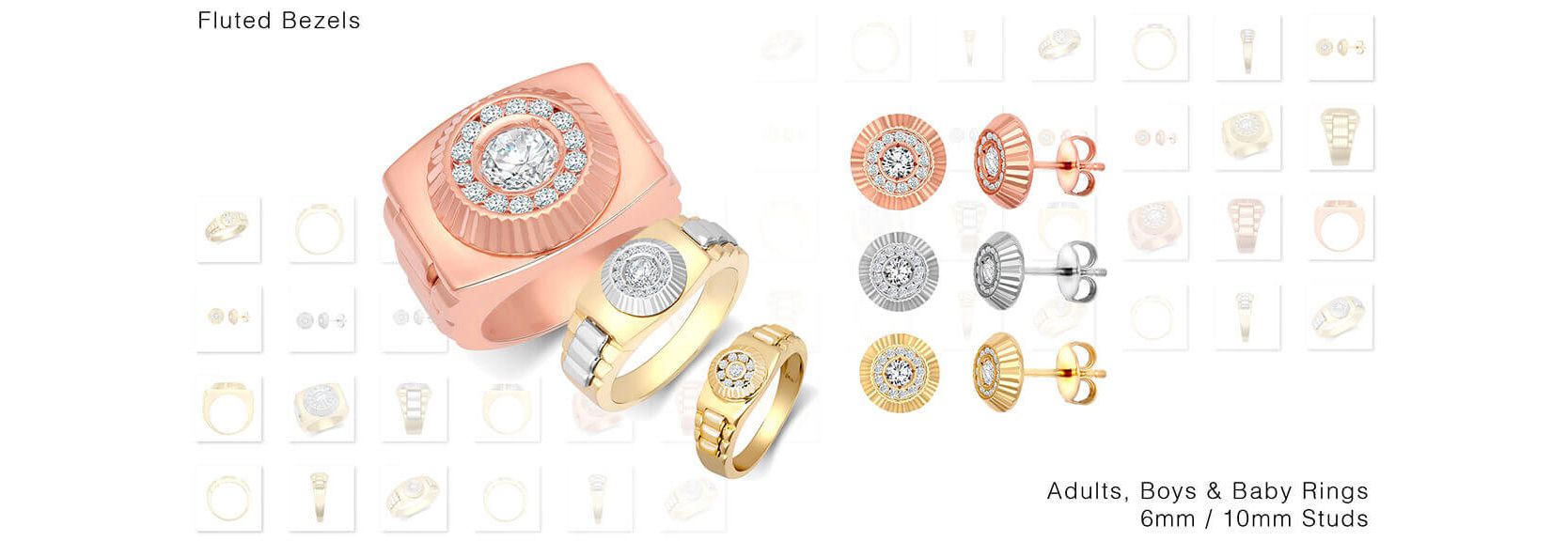 Fluted Bezels